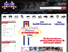 Tablet Screenshot of mc-powersports.com